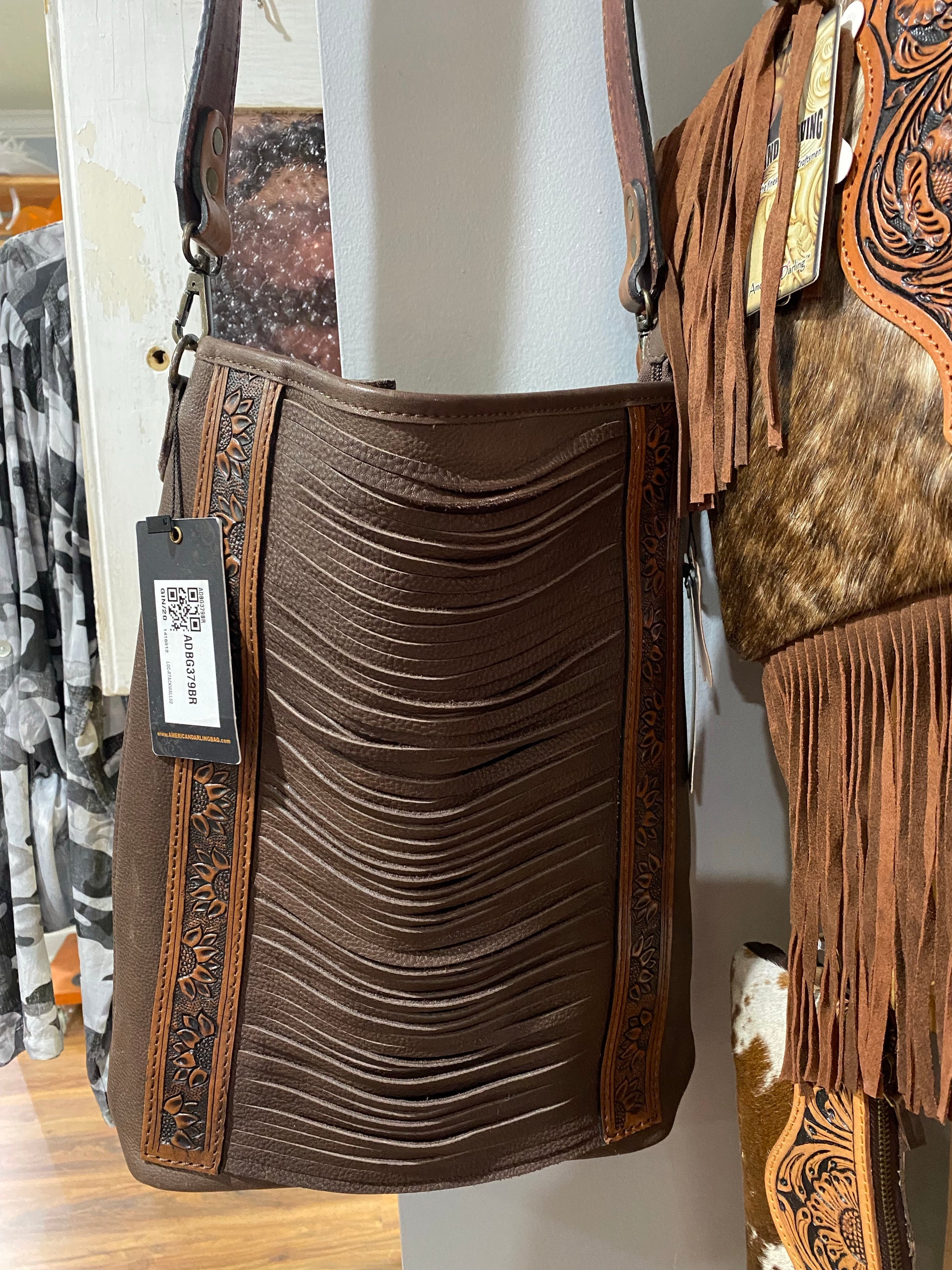 Meet Me In Montana Leather Handbag