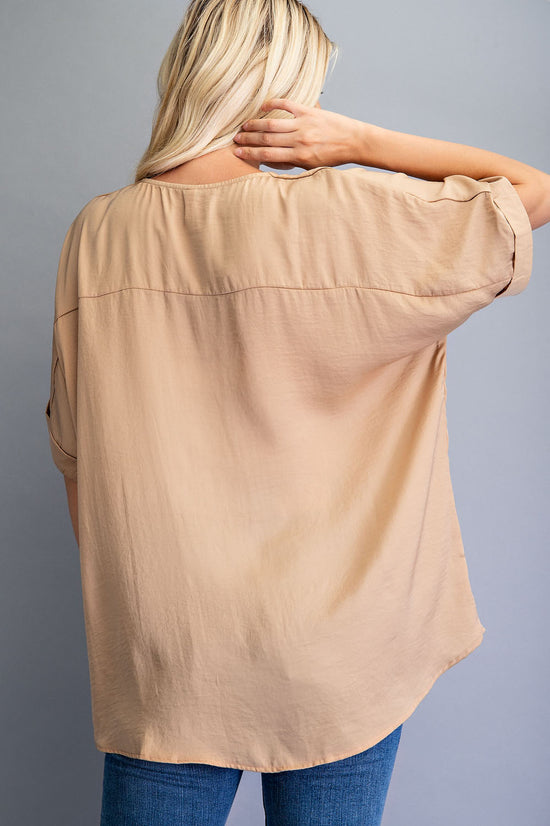 V-Neck High-Low Top *FINAL SALE*