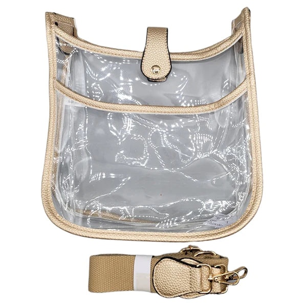 Game Day Clear Crossbody Handbag