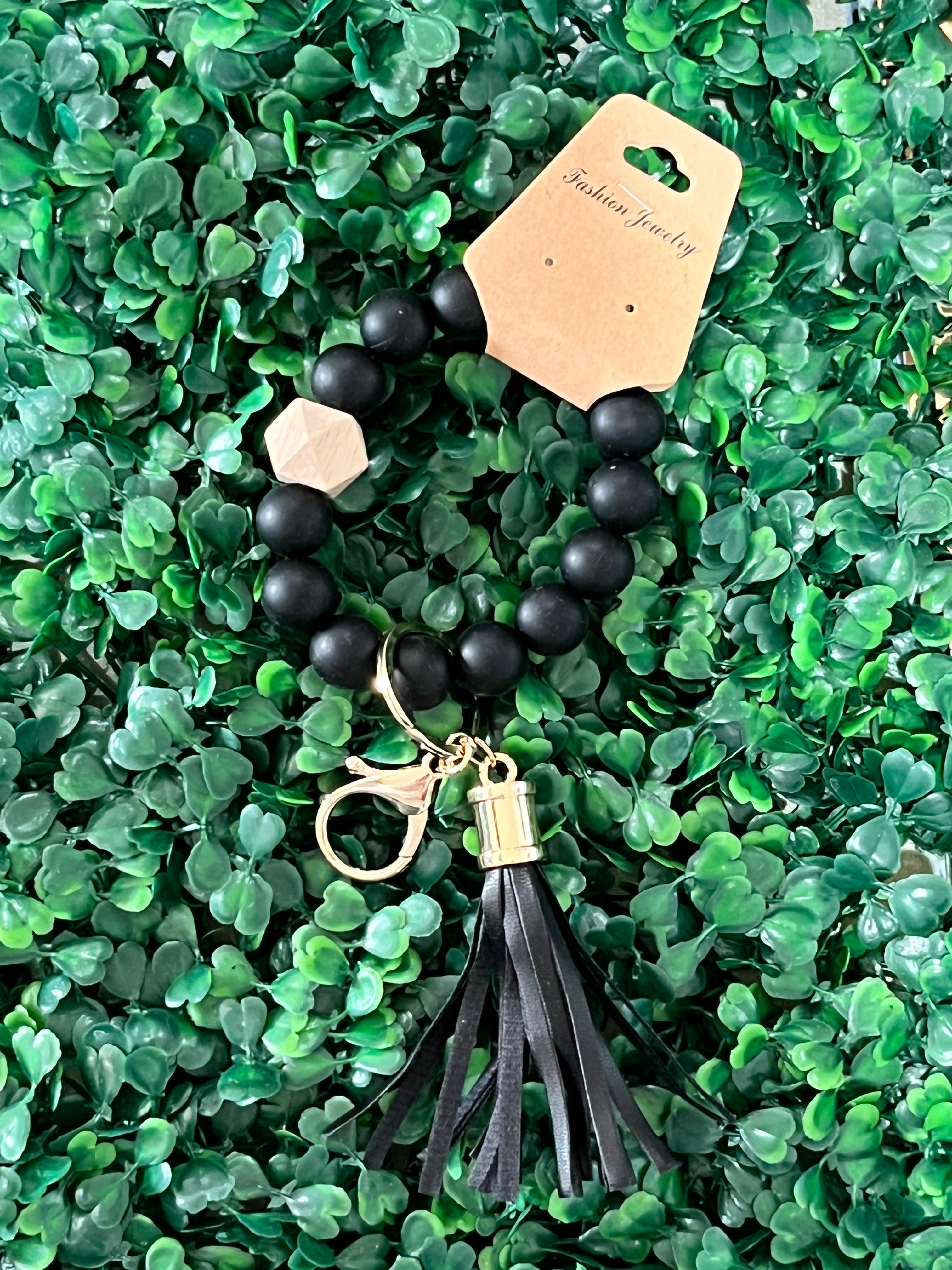 Silicone Beaded Key Rings