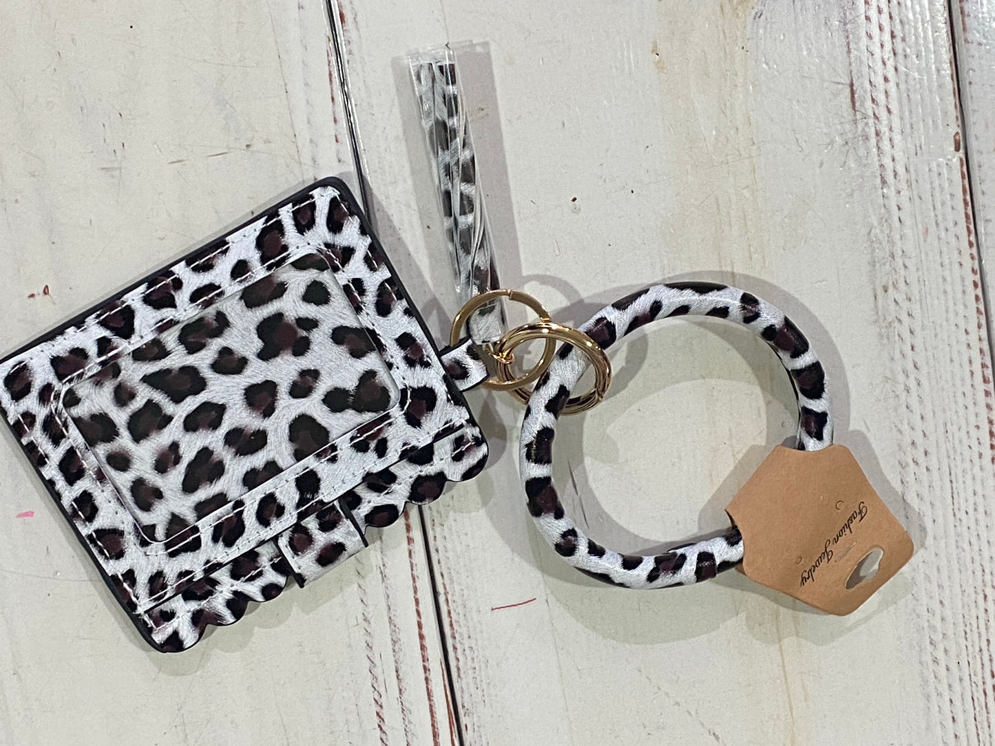 Mini fancy card holder/keychain