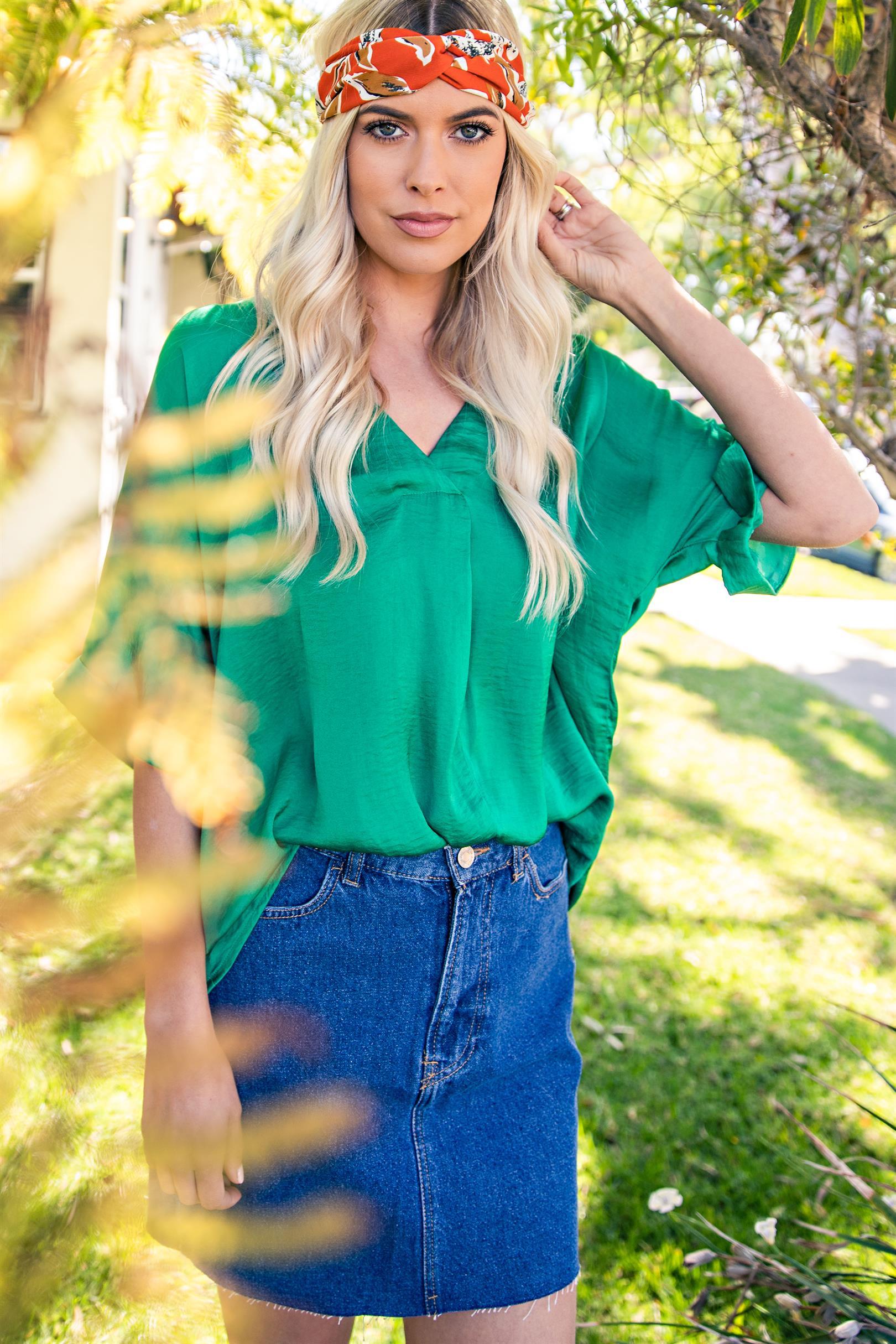 V-Neck High-Low Top *FINAL SALE*