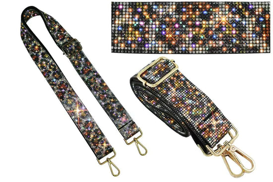 Sparkling Rhinestone Guitar Strap