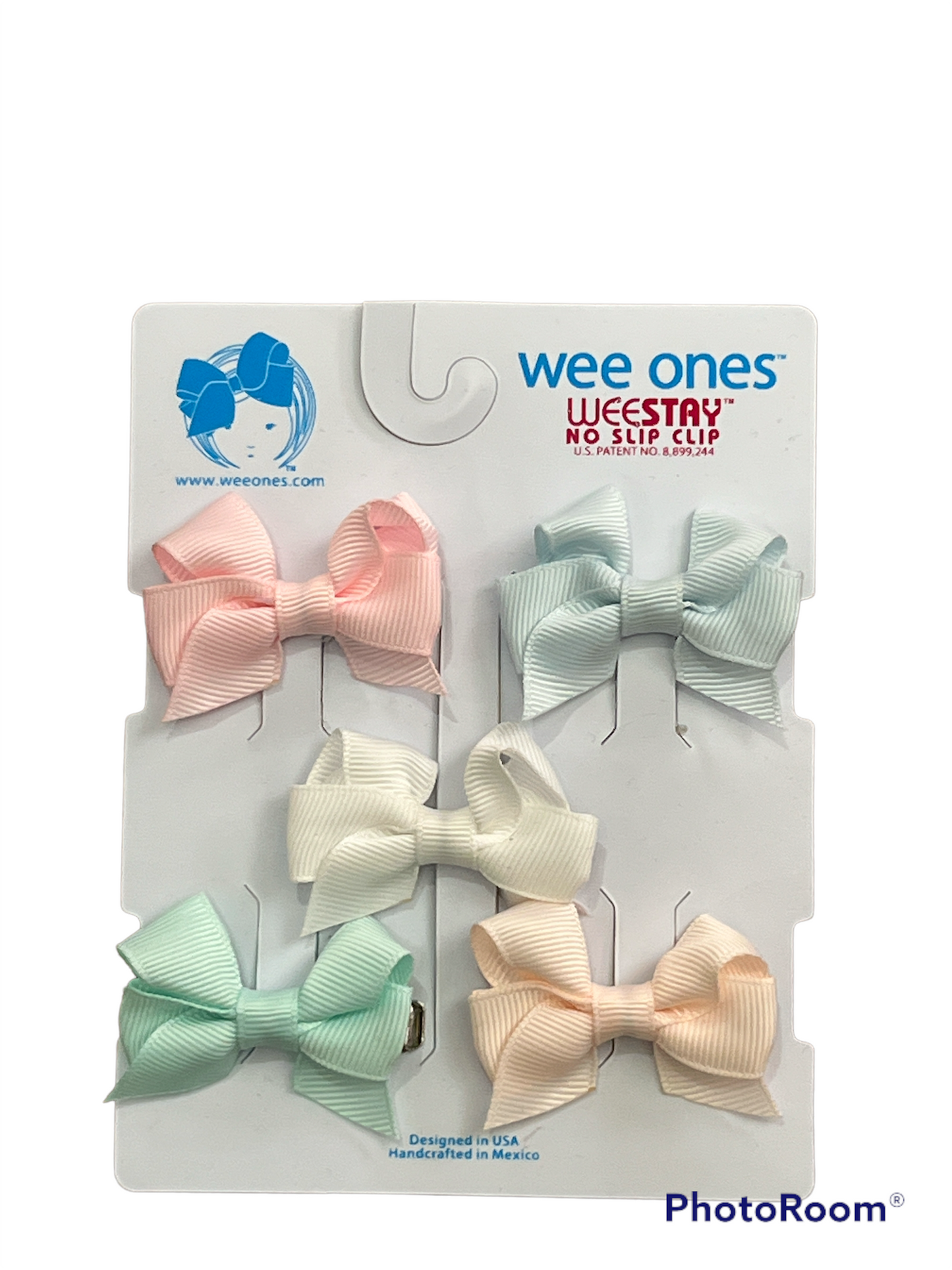 5 Pack Tiny Wee One Bows