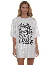 Load image into Gallery viewer, Here Comes The Bride Sequin Dress
