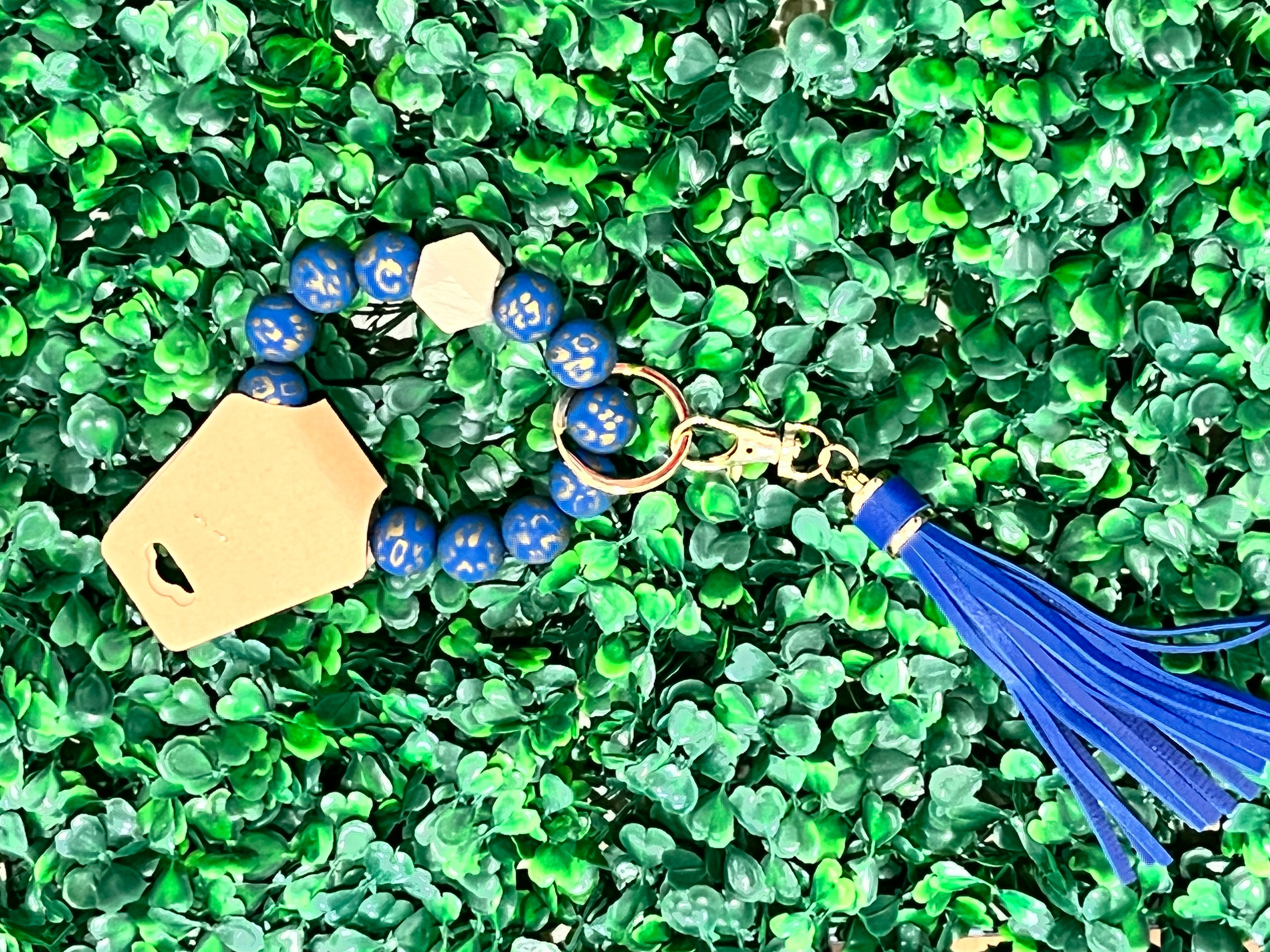 Silicone Beaded Key Rings
