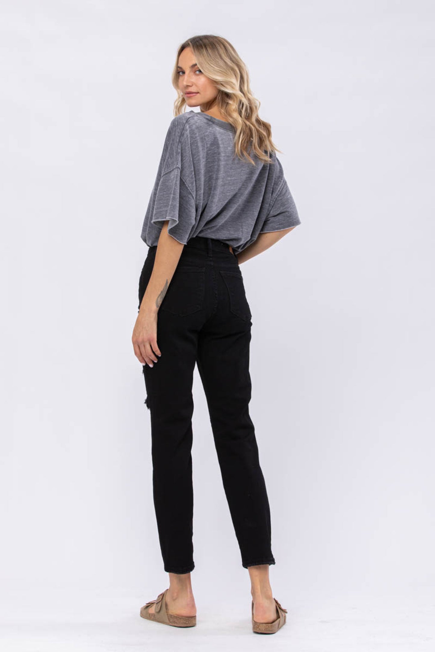 Judy Blue Black High Waist Boyfriend *FINAL SALE*