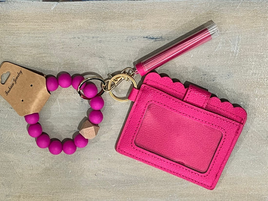 Silicone Keychain & Card Holder
