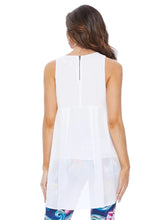 Load image into Gallery viewer, Georgette High Low Sleeveless Top
