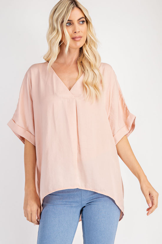 V-Neck High-Low Top *FINAL SALE*