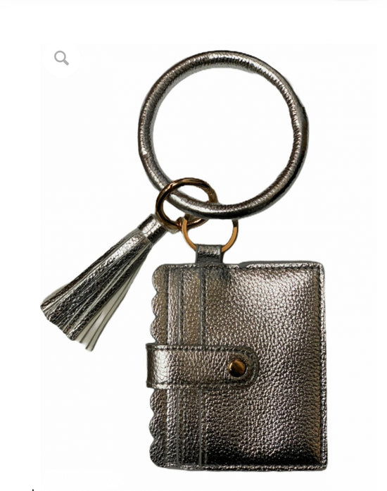 Mini fancy card holder/keychain