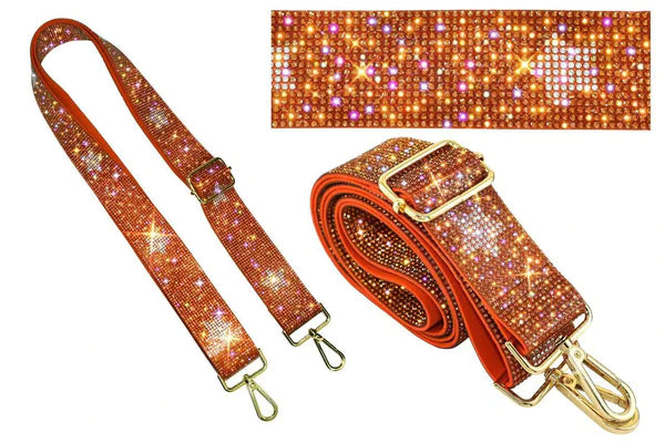 Sparkling Rhinestone Guitar Strap