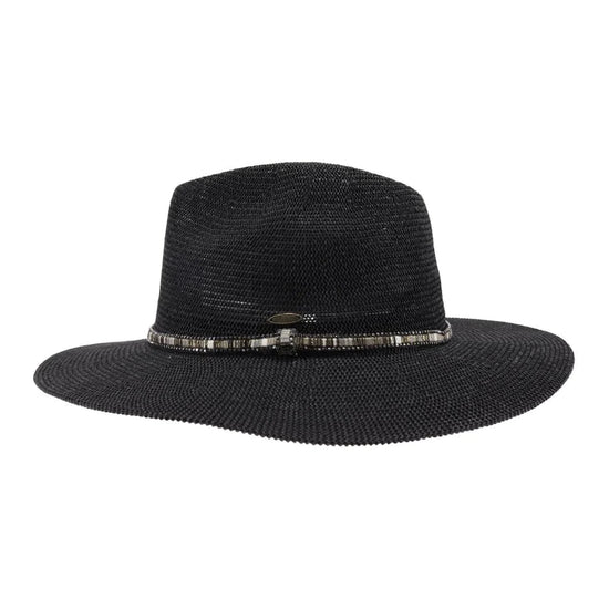 Panama Rhinestone Thread Detail Hat *FINAL SALE*