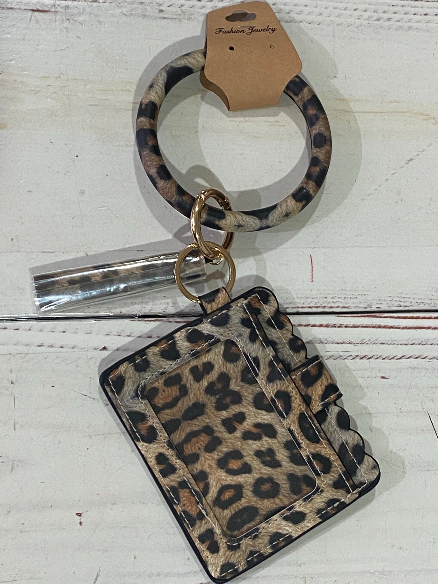 Mini fancy card holder/keychain