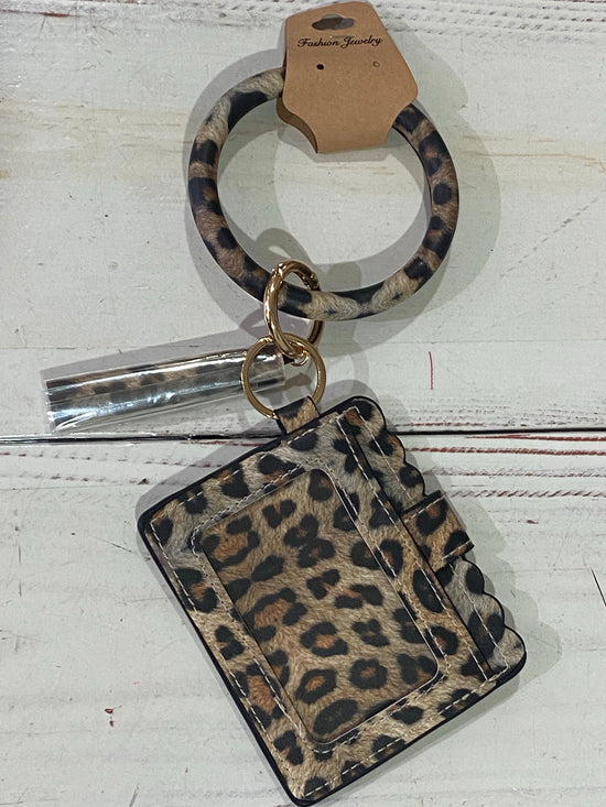 Mini fancy card holder/keychain