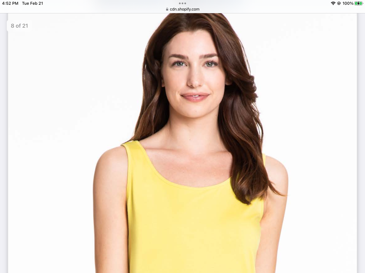 Watch It Fall Scoop Tank