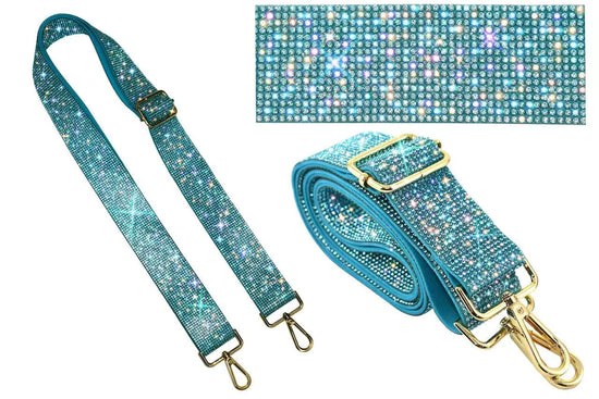 Sparkling Rhinestone Guitar Strap