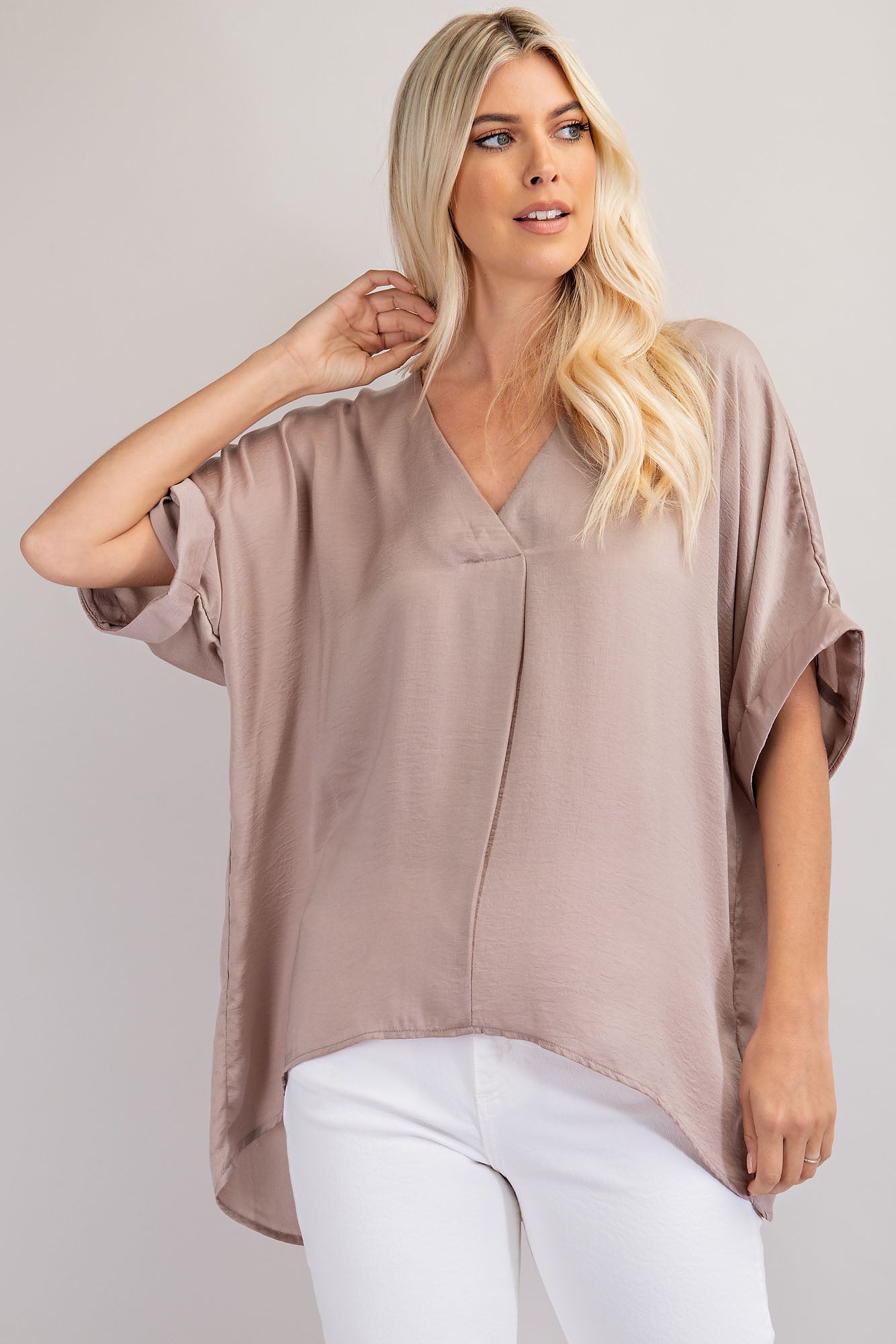 V-Neck High-Low Top *FINAL SALE*