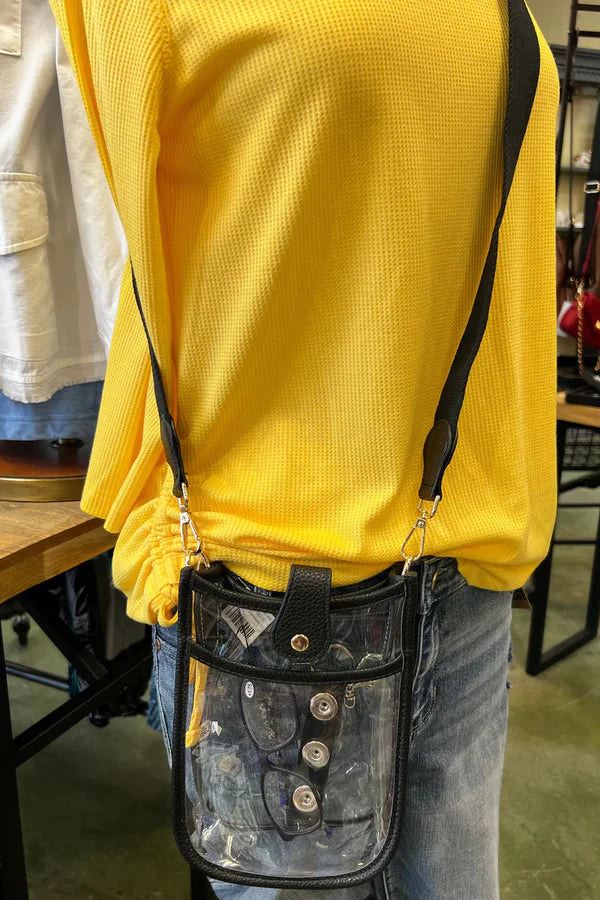 Game Day Mini Clear Crossbody Handbag