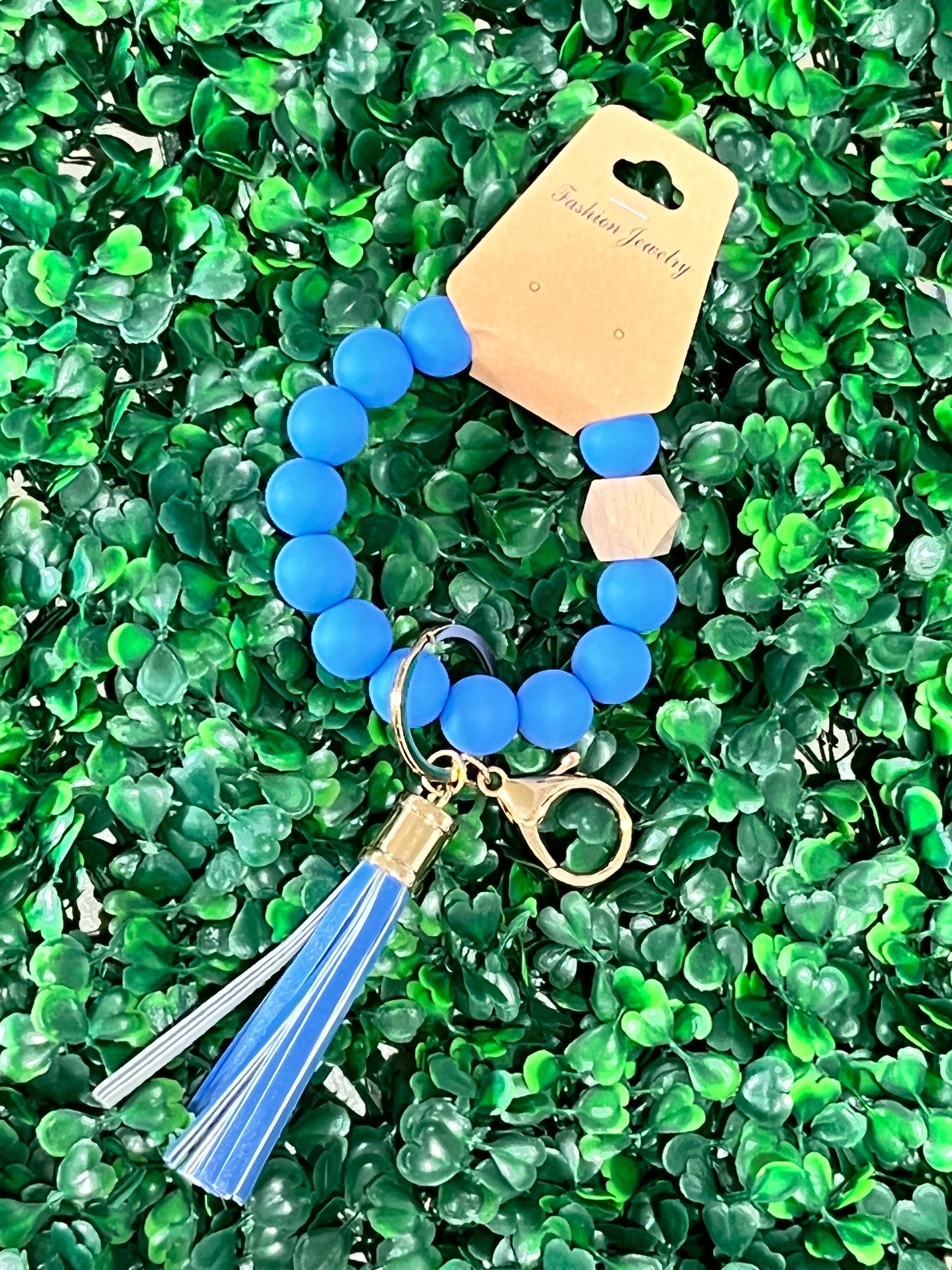 Silicone Beaded Key Rings