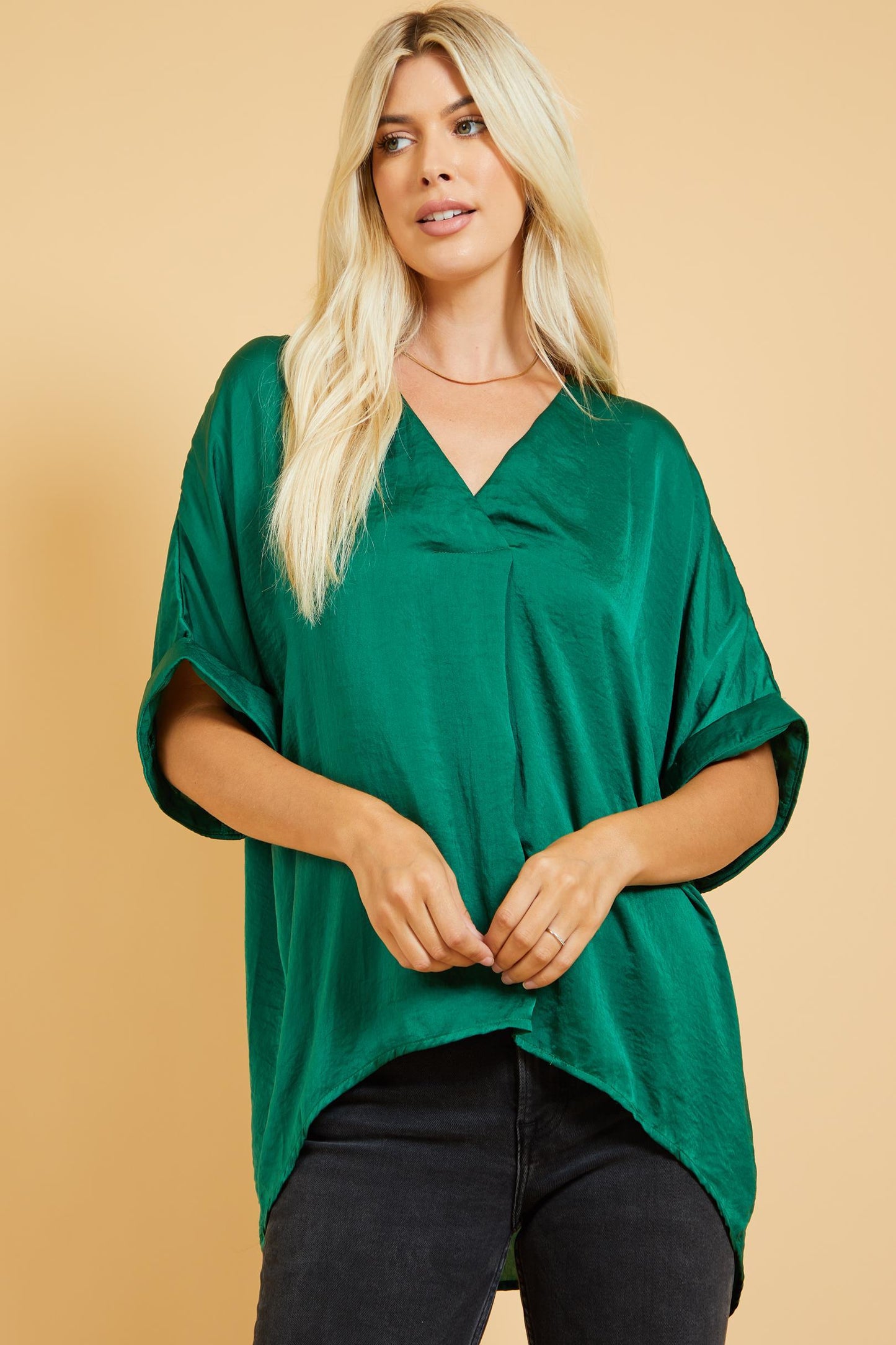 V-Neck High-Low Top *FINAL SALE*