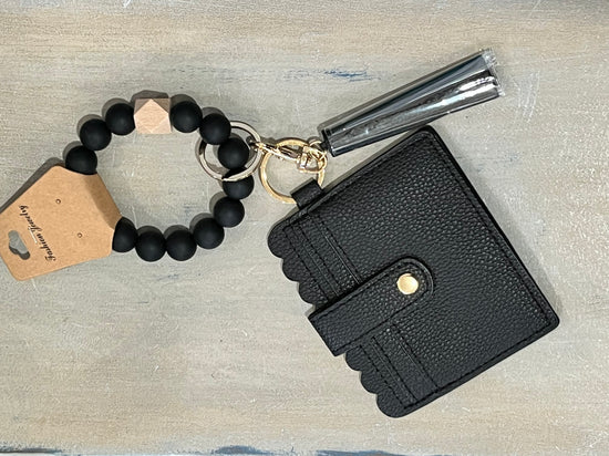 Silicone Keychain & Card Holder