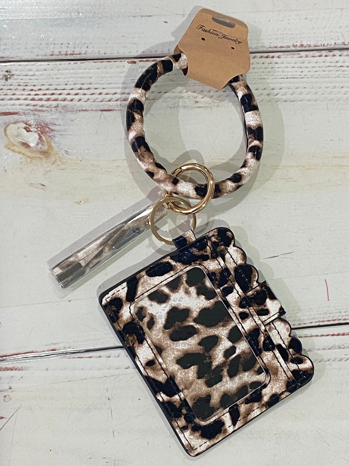 Mini fancy card holder/keychain