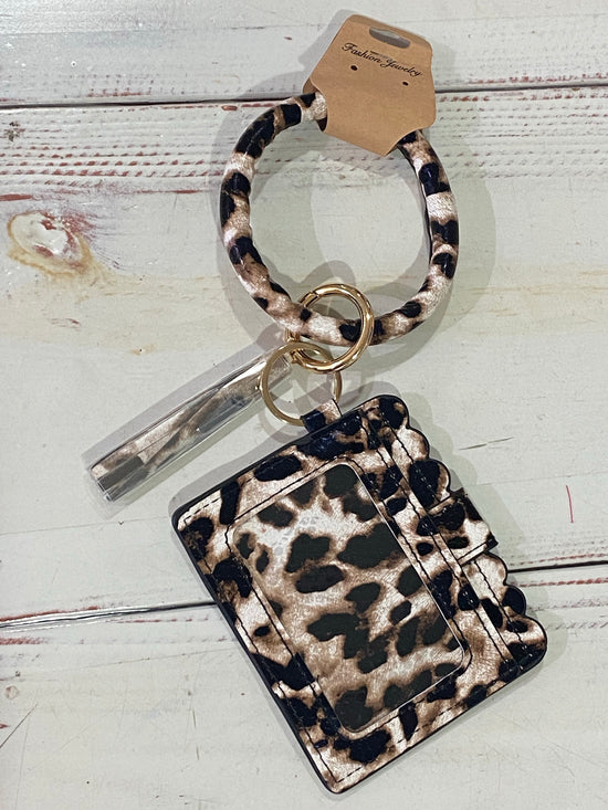 Mini fancy card holder/keychain
