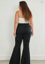 Load image into Gallery viewer, Black Plus Size Bell Bottom
