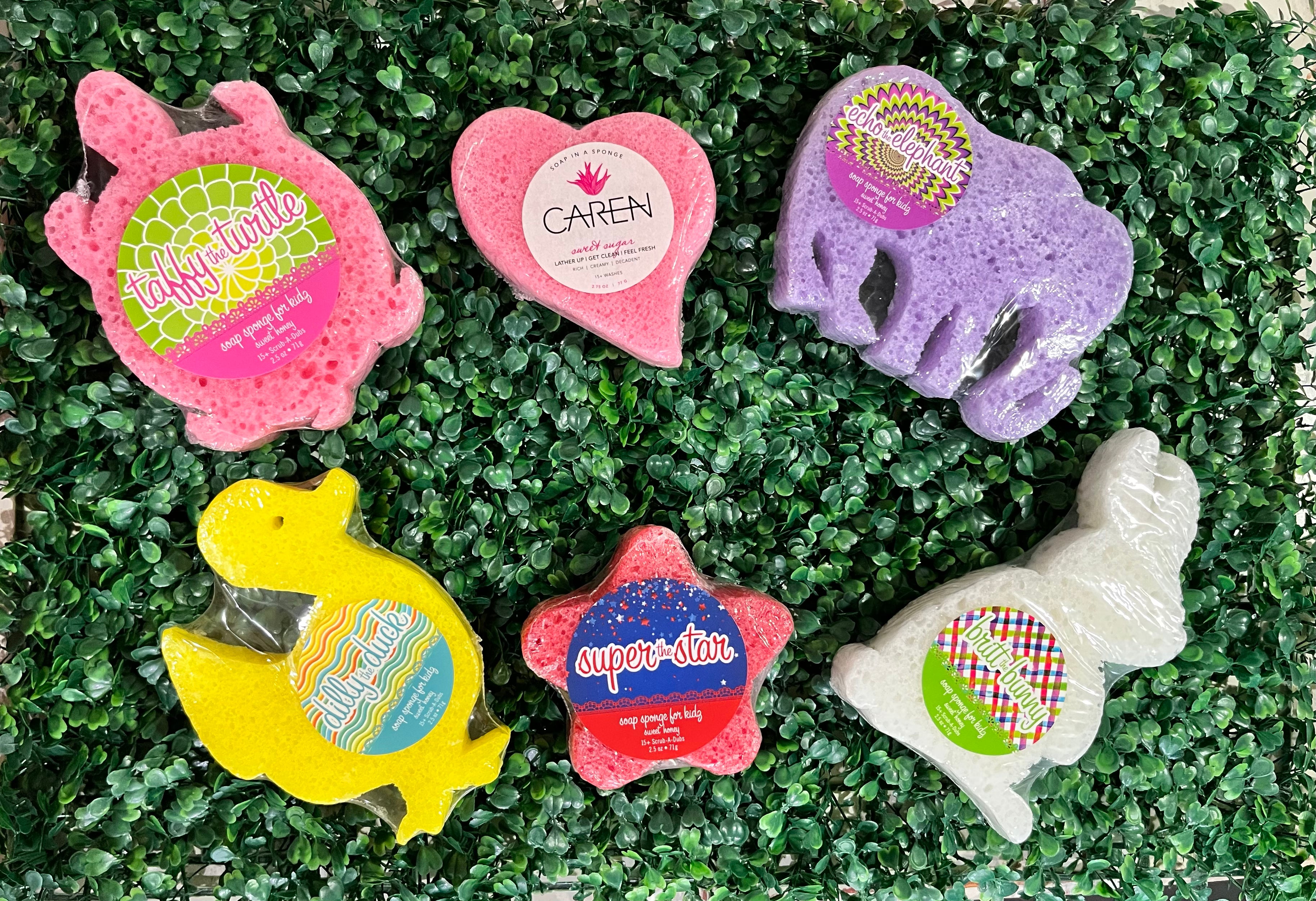 Bath Time Fun Sponges