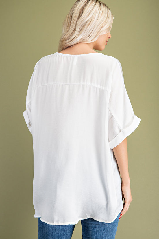V-Neck High-Low Top *FINAL SALE*