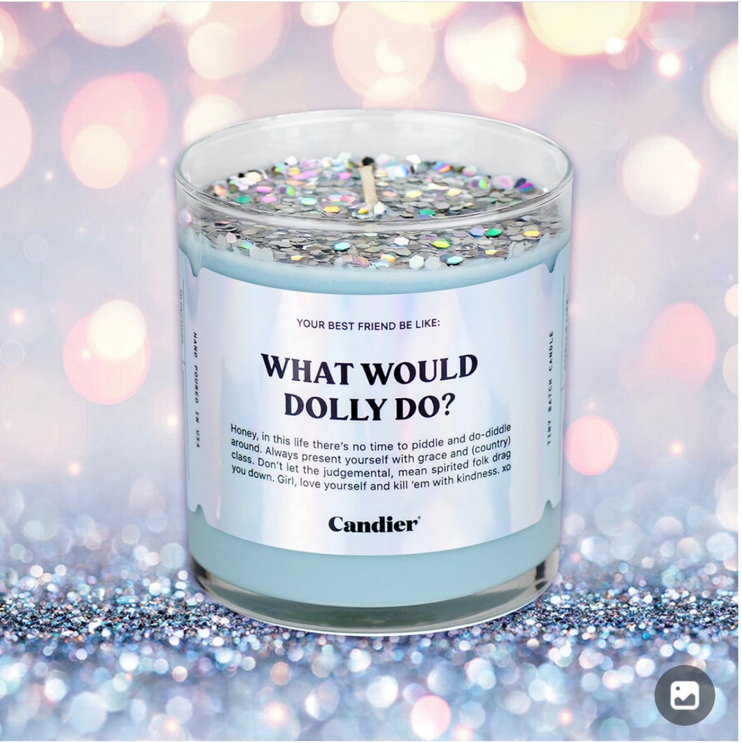 What Would Dolly Do Candle