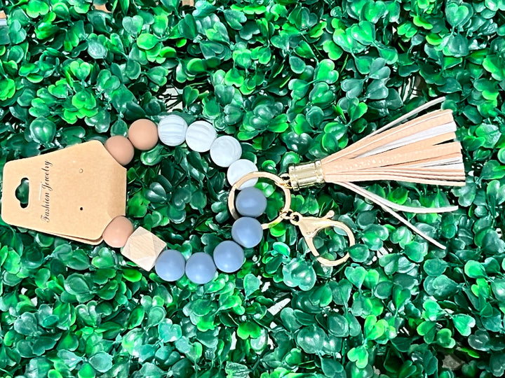 Silicone Beaded Key Rings