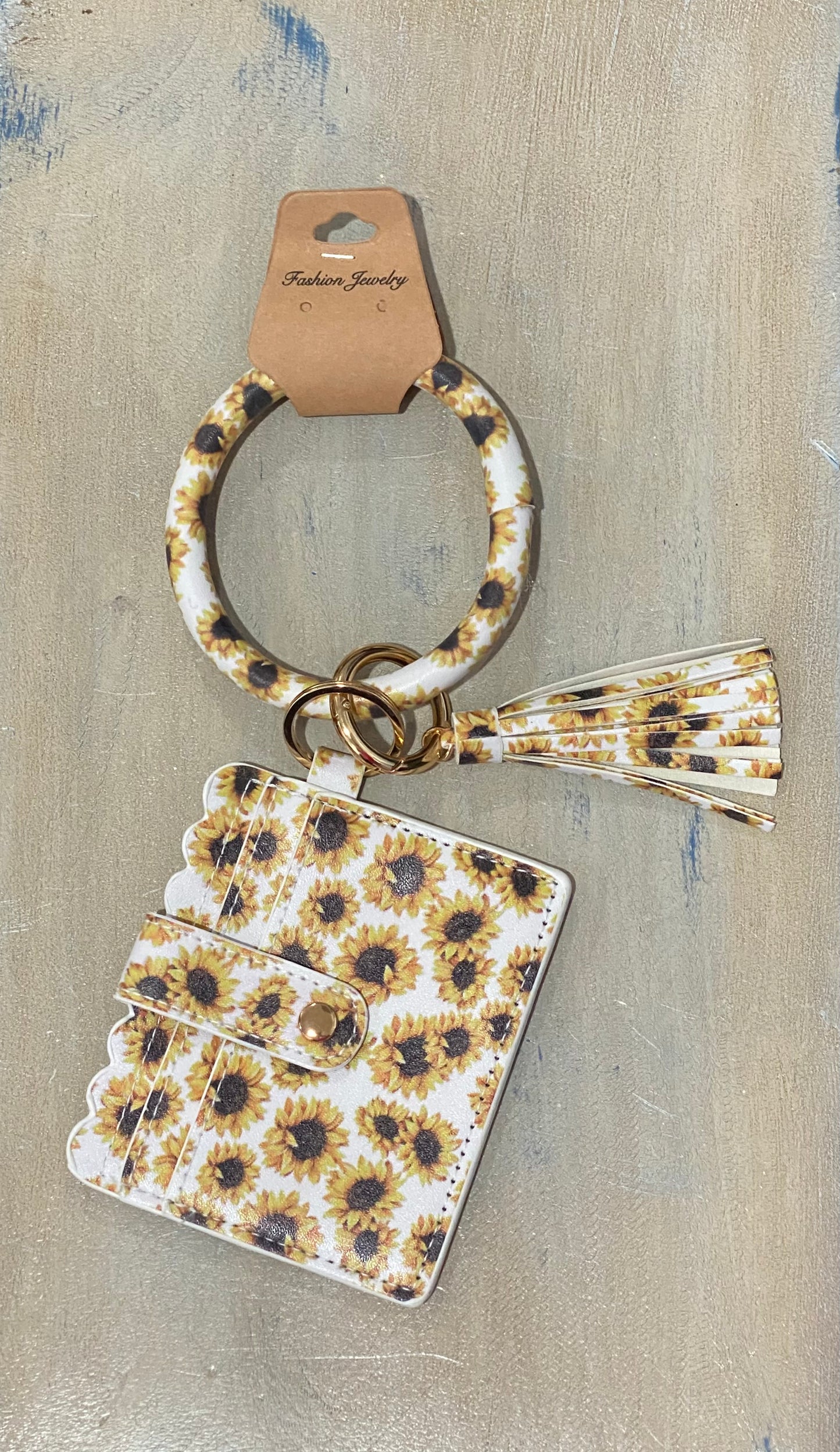Mini fancy card holder/keychain