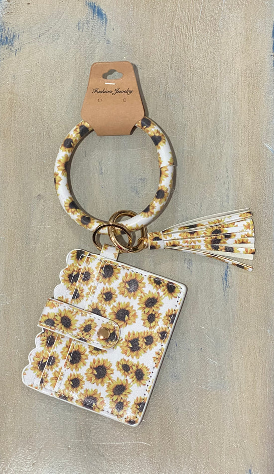 Mini fancy card holder/keychain