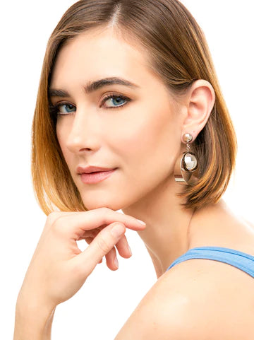Circle Drop Earrings *FINAL SALE*