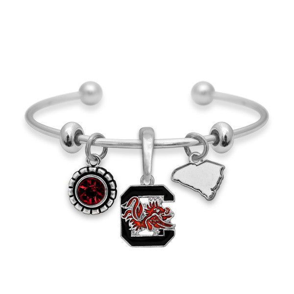 Officially licensed cuff bracelet with university logo