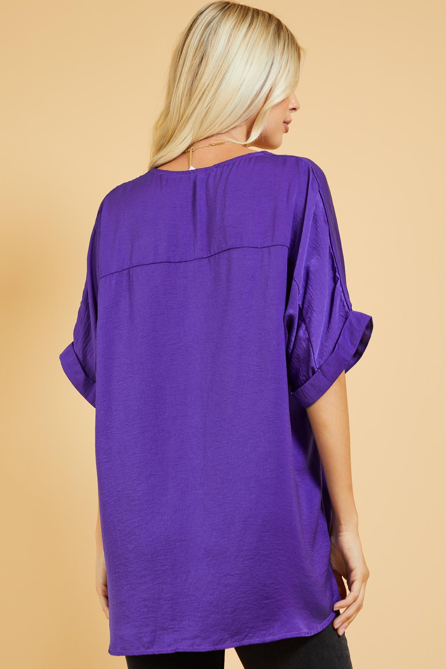 V-Neck High-Low Top *FINAL SALE*