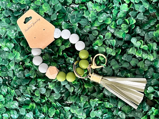 Silicone Beaded Key Rings