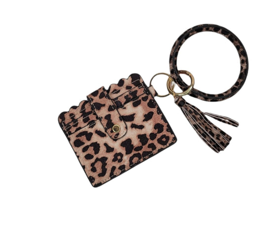 Mini fancy card holder/keychain
