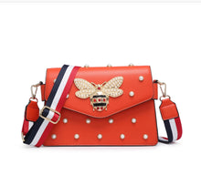 Load image into Gallery viewer, Jeweled Crossbody With Guitar Strap
