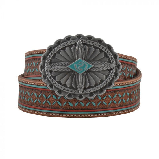 Hand Tooled Leather Belt