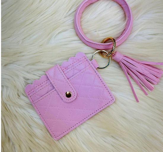 Mini fancy card holder/keychain