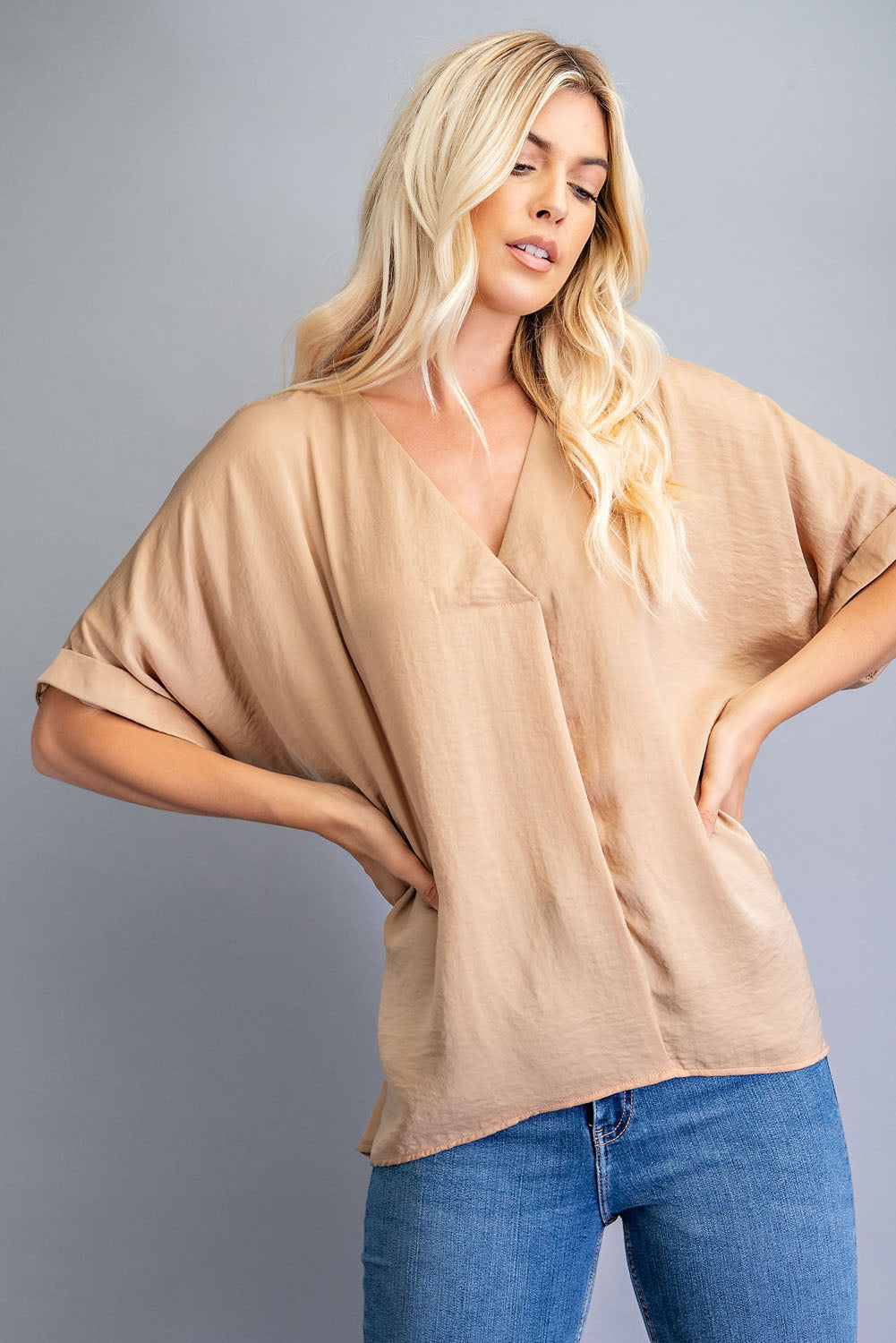 V-Neck High-Low Top *FINAL SALE*