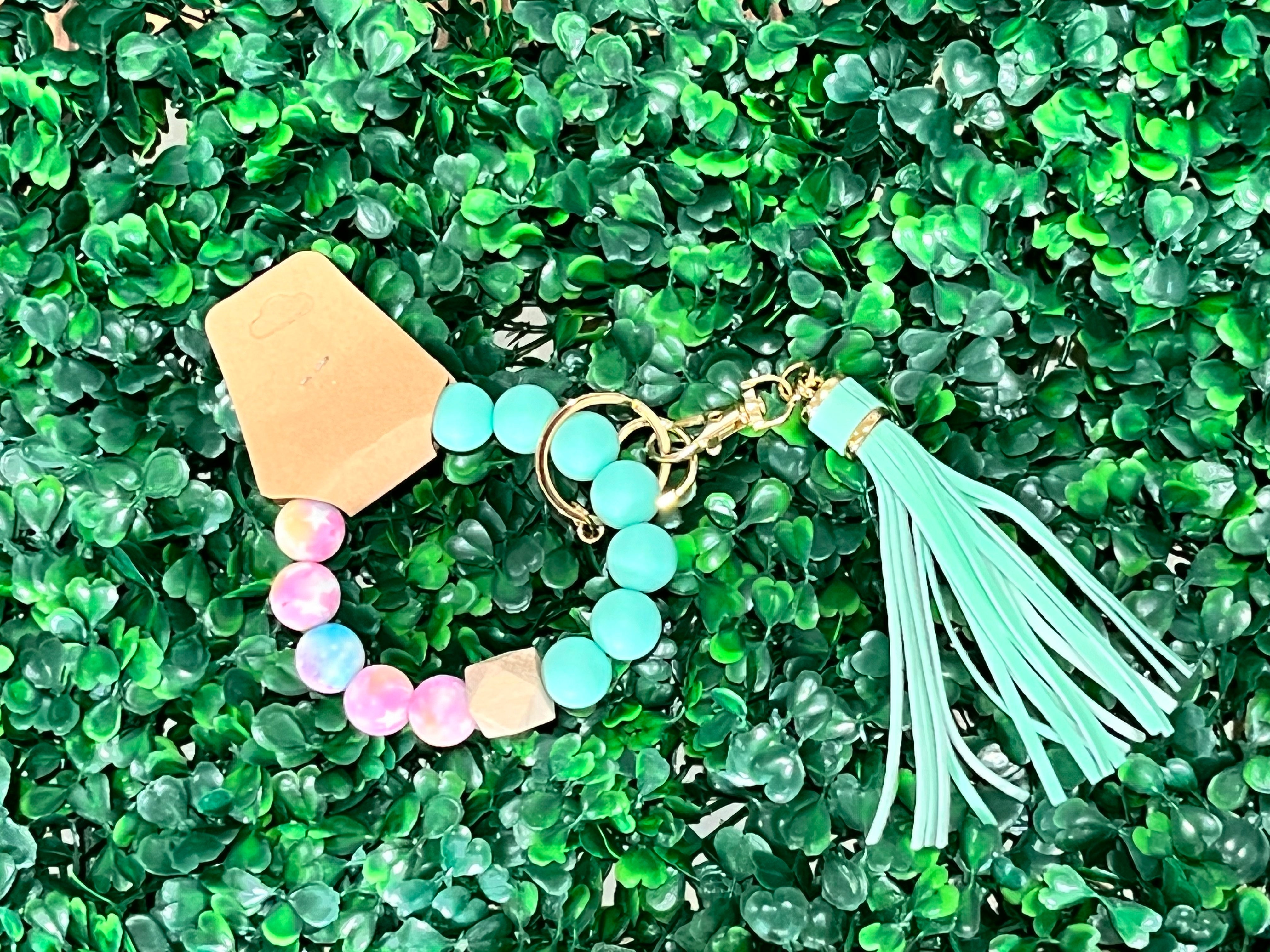 Silicone Beaded Key Rings