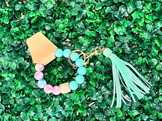 Silicone Beaded Key Rings