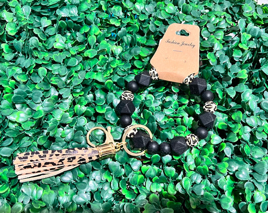 Rubber bead key chain