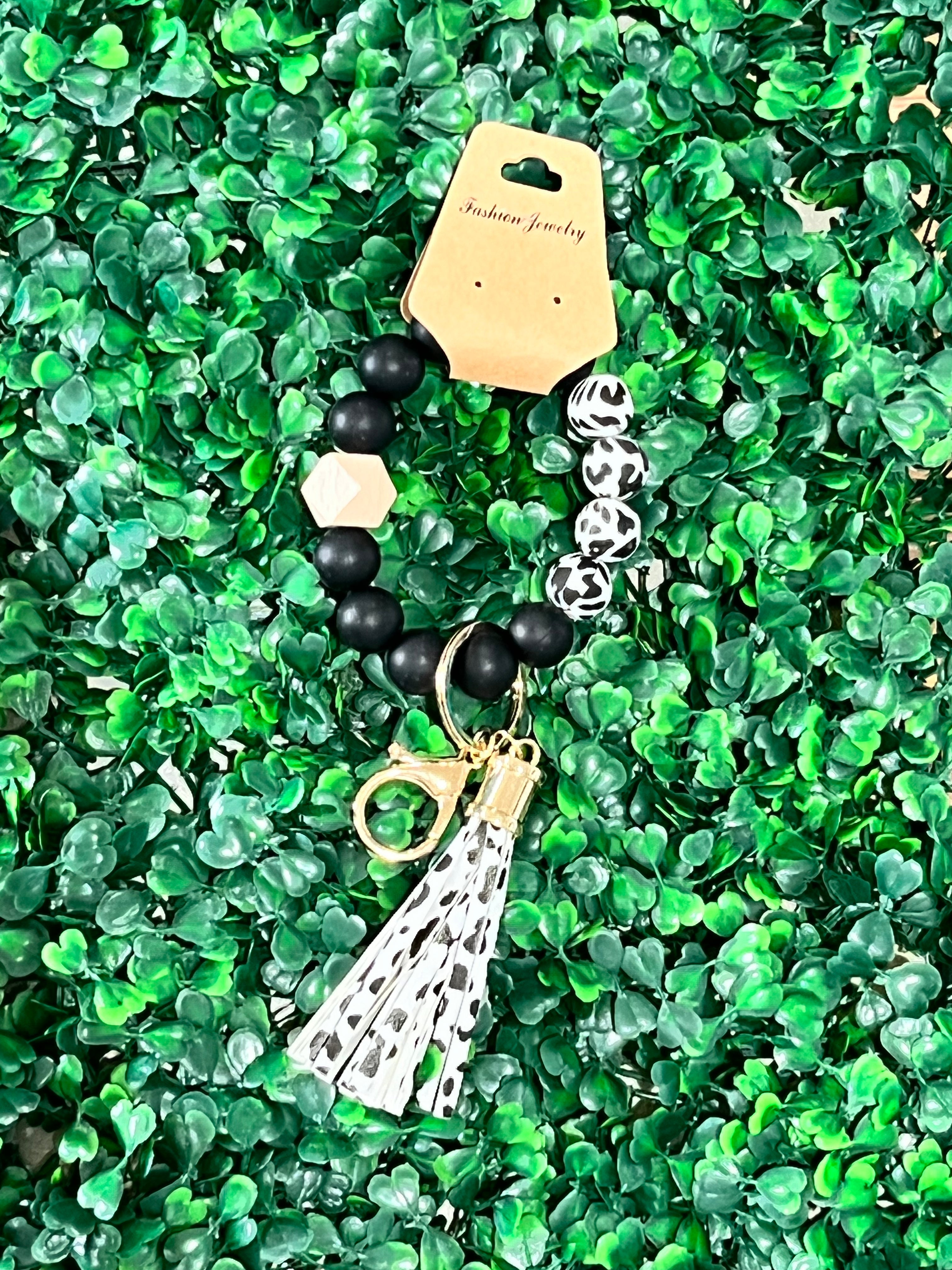 Silicone Beaded Key Rings