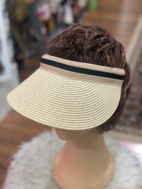 We Walked Straw Visor