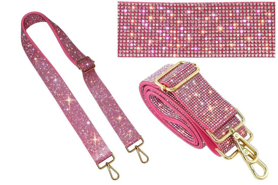 Sparkling Rhinestone Guitar Strap
